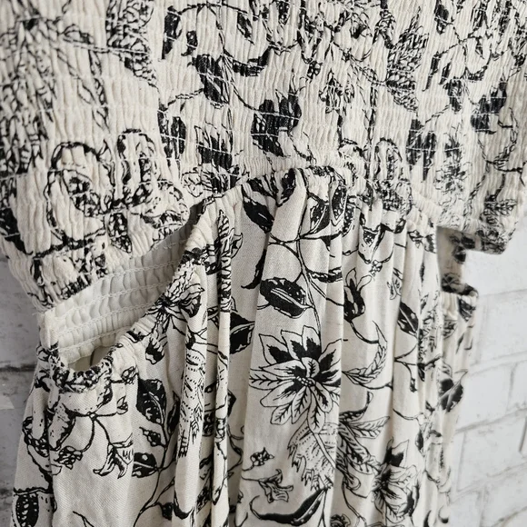 JESSICA SIMPSON Linen Floral Dress - Picture 4 of 8